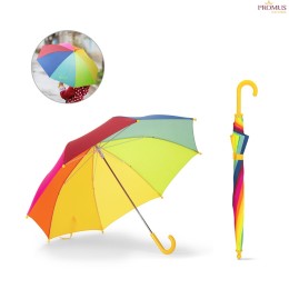Guarda-Chuva Infantil Colorido 19" em Poliéster 190T Personalizado H990168