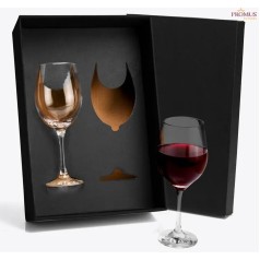 Jogo de Taças de Vidro p/ Vinho 490 ML 2 Pçs Personalizada - H3628