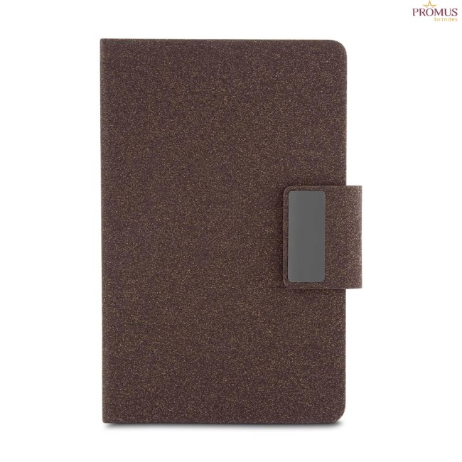 Kit Caderno em PU e Fibra de Café ou Chá Personalizado - H3329