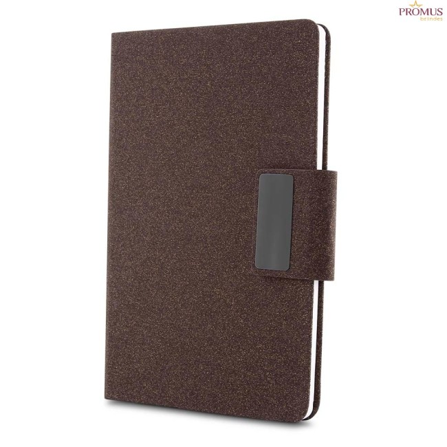 Kit Caderno em PU e Fibra de Café Personalizado - H3324