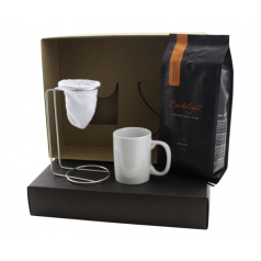 Kit Café Personalizado com Coador e Caneca H2028