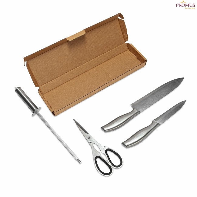 Kit Churrasco 4 peças Personalizado - H3492