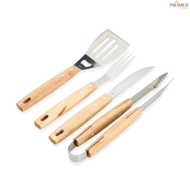 Kit Churrasco 4 peças Personalizado - H3723