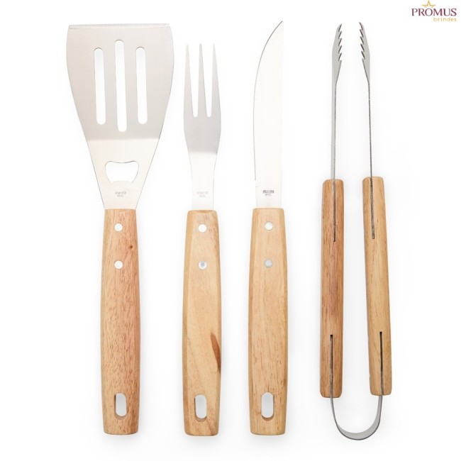 Kit Churrasco 4 peças Personalizado - H3723
