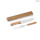 Kit Churrasco em Caixa Kraft com Faca e Garfo em Inox e Bambu Personalizado H940399