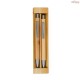 Kit Ecológico Caneta e Lapiseira Bambu - H3316