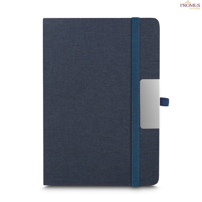 Kit Escritório A5 Capa em RPET e Caneta Metálica Personalizado - H2958