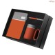 Kit Escritório Caderno, Caneca e Caneta Metálica Personalizado - H3959