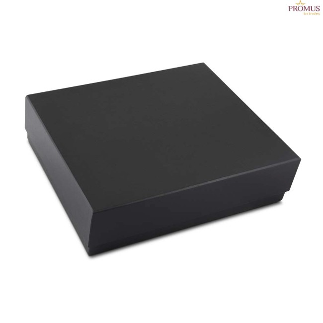 Kit Escritório Caderno, garrafa e Caneta Metálica Personalizado - H3328