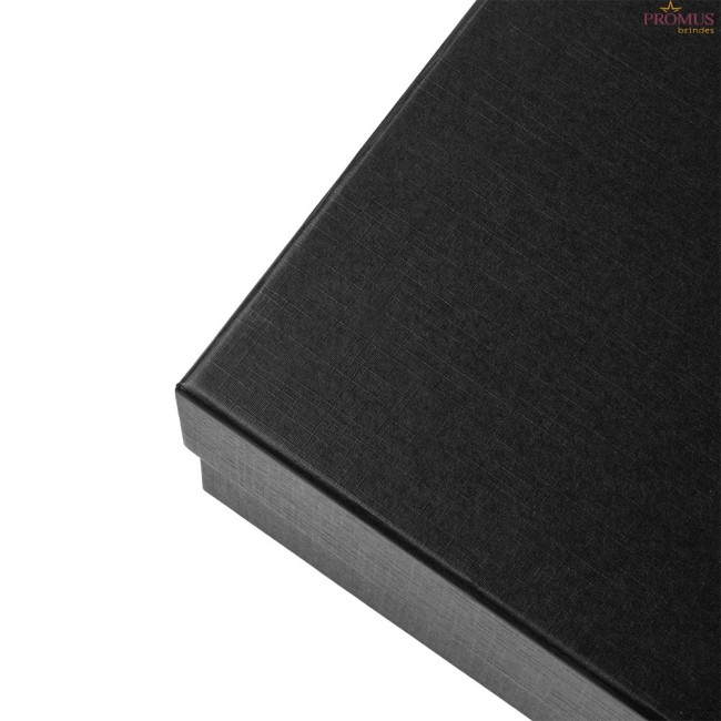 Kit Escritório Caderno, garrafa e Caneta Metálica Personalizado - H3328