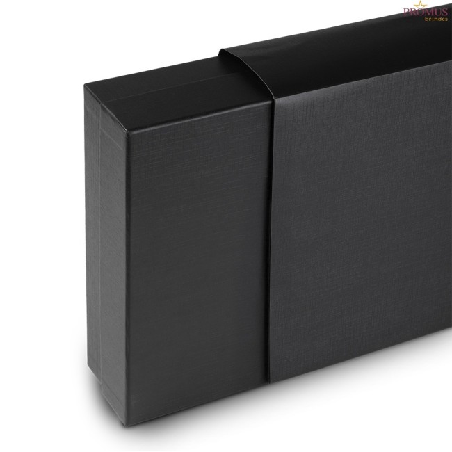 Kit Escritório Caderno, garrafa e Caneta Metálica Personalizado - H3328