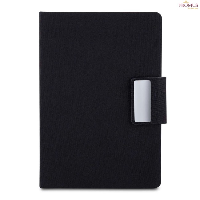 Kit Escritório Caderno, garrafa e Caneta Metálica Personalizado - H3328