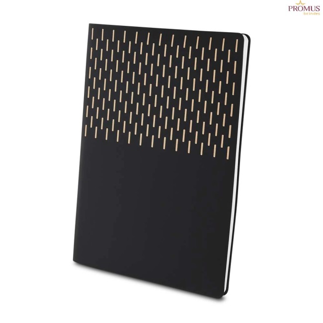 Kit Escritório Capa em PU e Caneta Metálica Personalizado - H3323