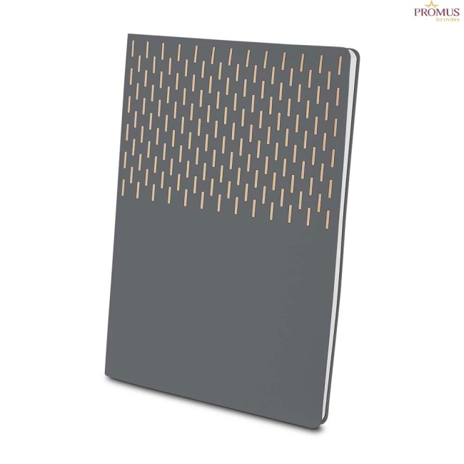 Kit Escritório Capa em PU e Caneta Metálica Personalizado - H3323