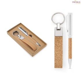 Kit Esferográfica e Chaveiro Personalizado