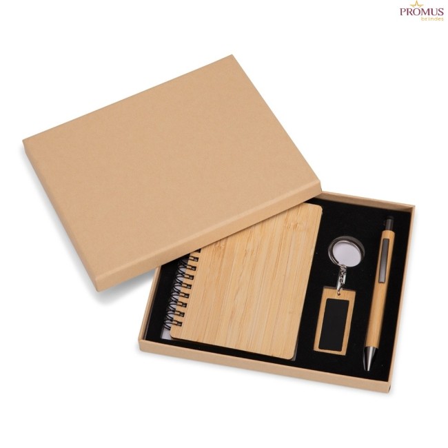 Kit Executivo Ecológico 3 Peças Personalizado - H3646