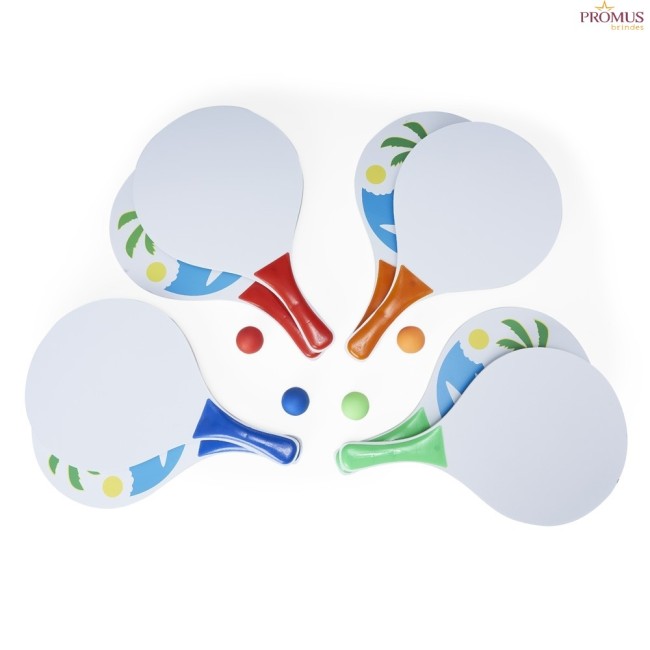 Kit Frescobol MDF Personalizado - H3252