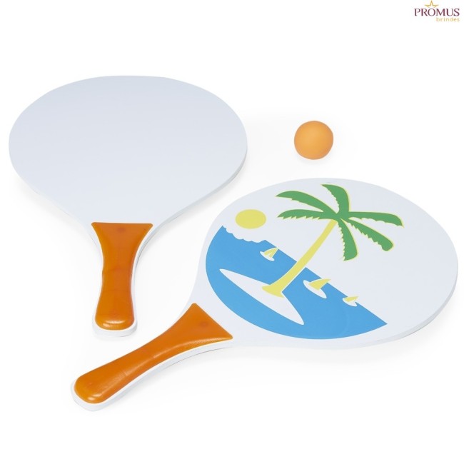 Kit Frescobol MDF Personalizado - H3252