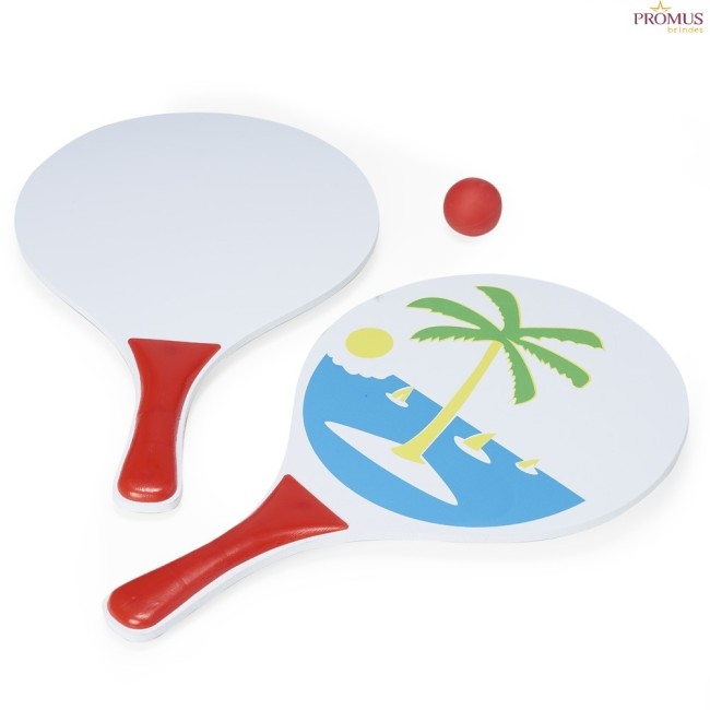 Kit Frescobol MDF Personalizado - H3252