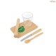 Kit para Caipirinha 5 Peças em Bambu e Vidro Personalizado H940435