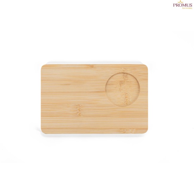 Kit para Caipirinha 5 Peças em Bambu e Vidro Personalizado H940435