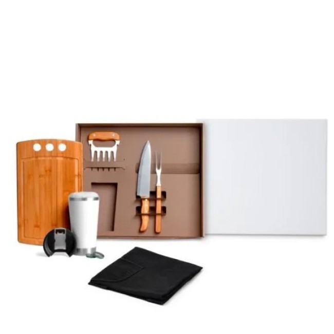 Kit para Churrasco com copo térmico H3002