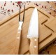 Conj. para Churrasco em bambu, Inox e Madeira 3 Pçs  H3003