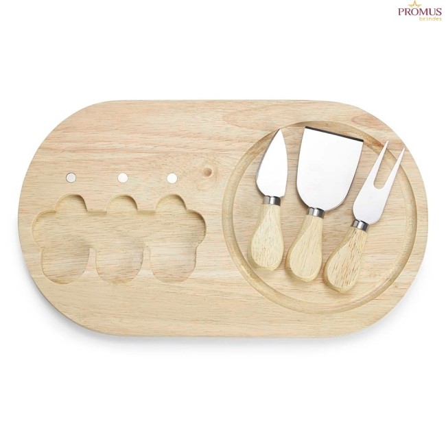 Kit Queijo com 4 Peças Personalizado - H3218