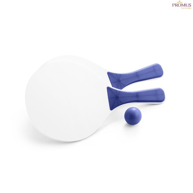 Kit Raquetes de Praia em MDF com Bola de PVC Personalizado H980035