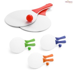 Kit Raquetes de Praia em MDF com Bola de PVC Personalizado H980035
