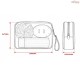 Kit Viagem 4 Peças Personalizado - H3853