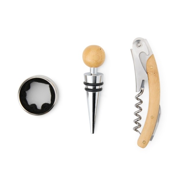 Kit vinho Bambu 3 peças H3047