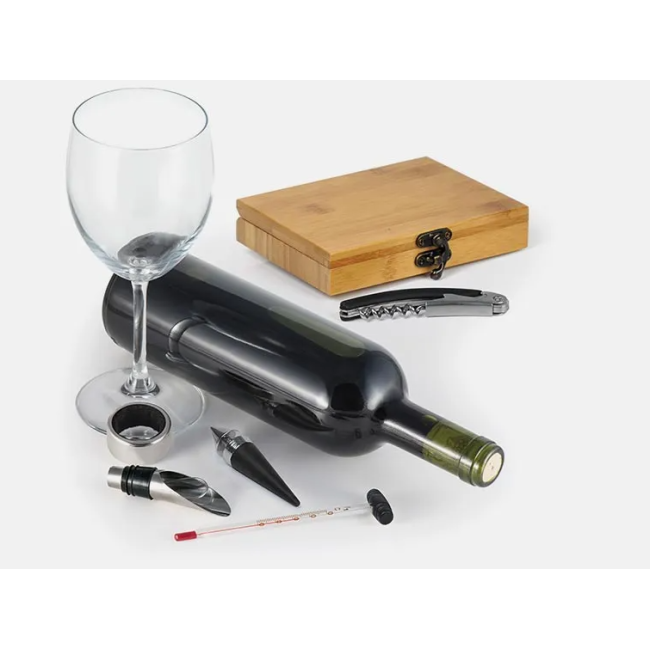 Kit vinho 5 peças Personalizado para Brindes H2871