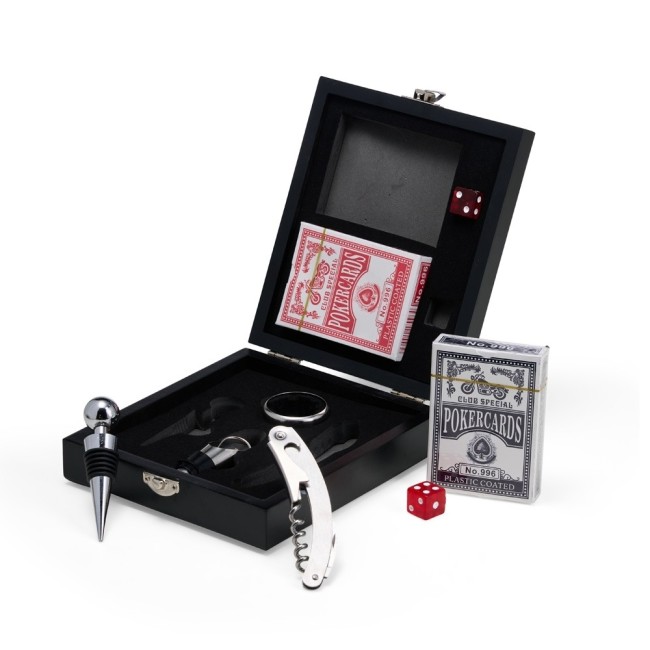 Kit Vinho com Jogo de Baralho H3018