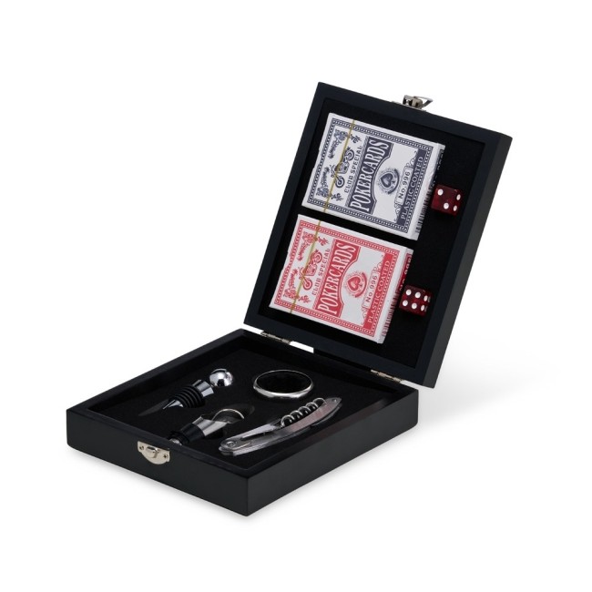 Kit Vinho com Jogo de Baralho H3018