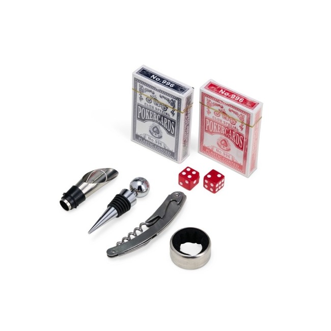 Kit Vinho com Jogo de Baralho H3018