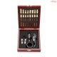 Kit Vinho Xadrez 4 Peças Personalizado - H3666