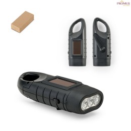 Lanterna Solar e a Manivela Compacta em ABS com 3 LEDs 90 Lumens H980162
