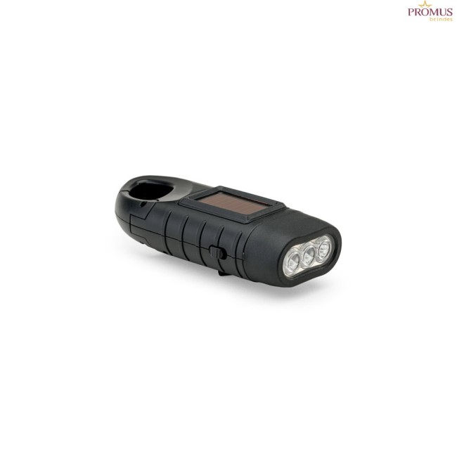 Lanterna Solar e a Manivela Compacta em ABS com 3 LEDs 90 Lumens H980162