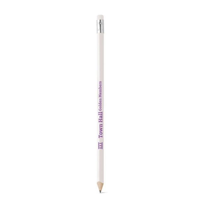 Lápis Apontado com Borracha Personalizado - H510979