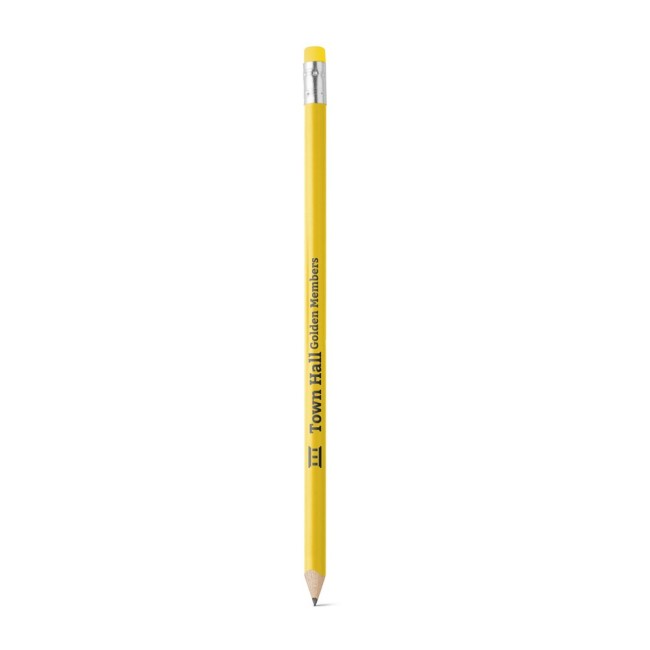Lápis Apontado com Borracha Personalizado H510979