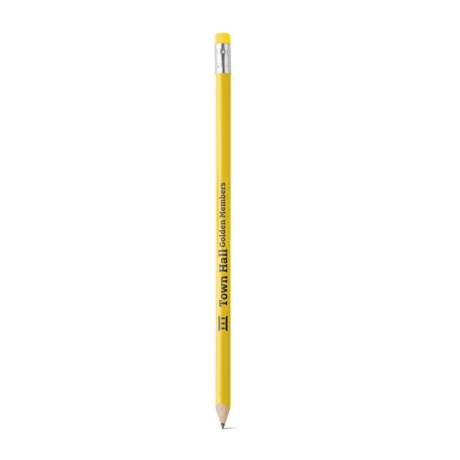 Lápis Apontado com Borracha Personalizado - H510979