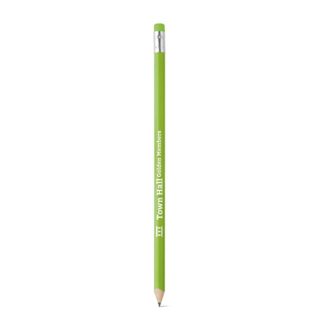 Lápis Apontado com Borracha Personalizado - H510979