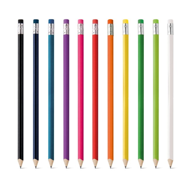 Lápis Apontado com Borracha Personalizado H510979
