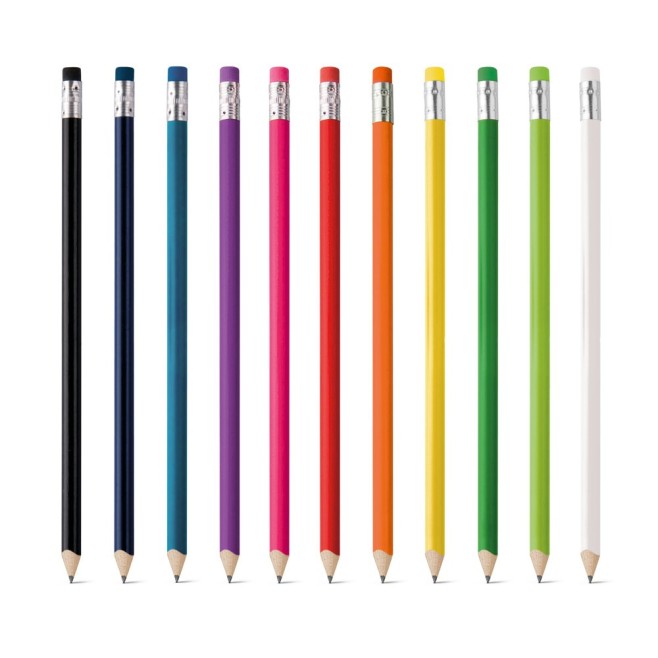 Lápis Apontado com Borracha Personalizado - H510979