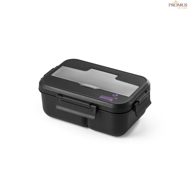 Marmita em PP de 1 Litro com Talheres Inclusos Personalizada H940265