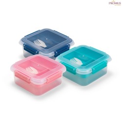 Marmita Hermética Plástico 1L  Personalizada - H3583