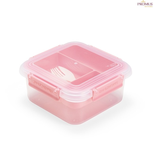 Marmita Hermética Plástico 1L  Personalizada - H3583