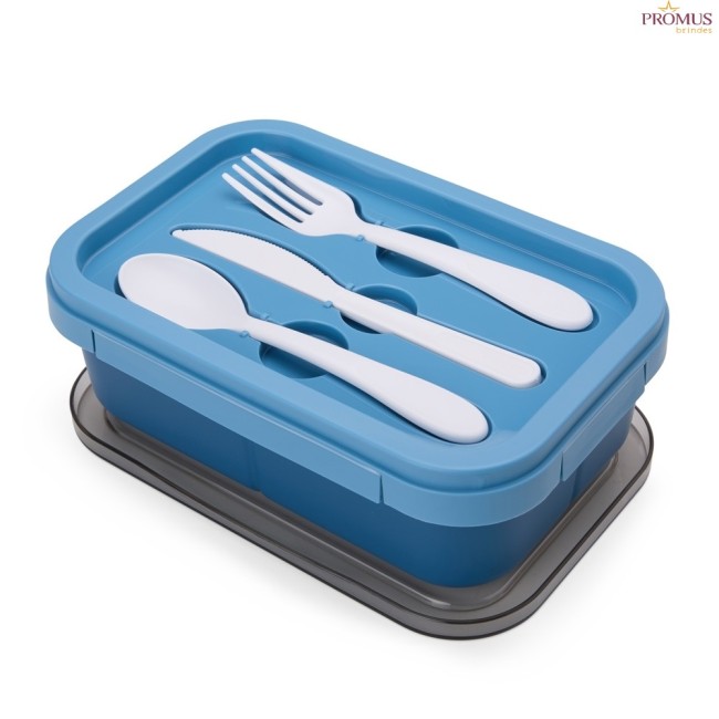 Marmita Hermética Plástico 1L  Personalizada - H3584