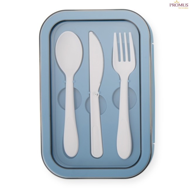 Marmita Hermética Plástico 1L  Personalizada - H3584